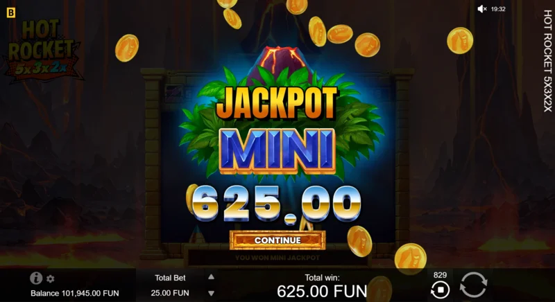 Hot Rocket 5x 3x 2x - çmimi i madh Max x1000